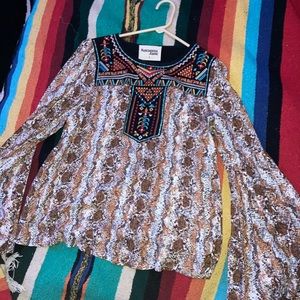 Savanna Jane bell sleeve top